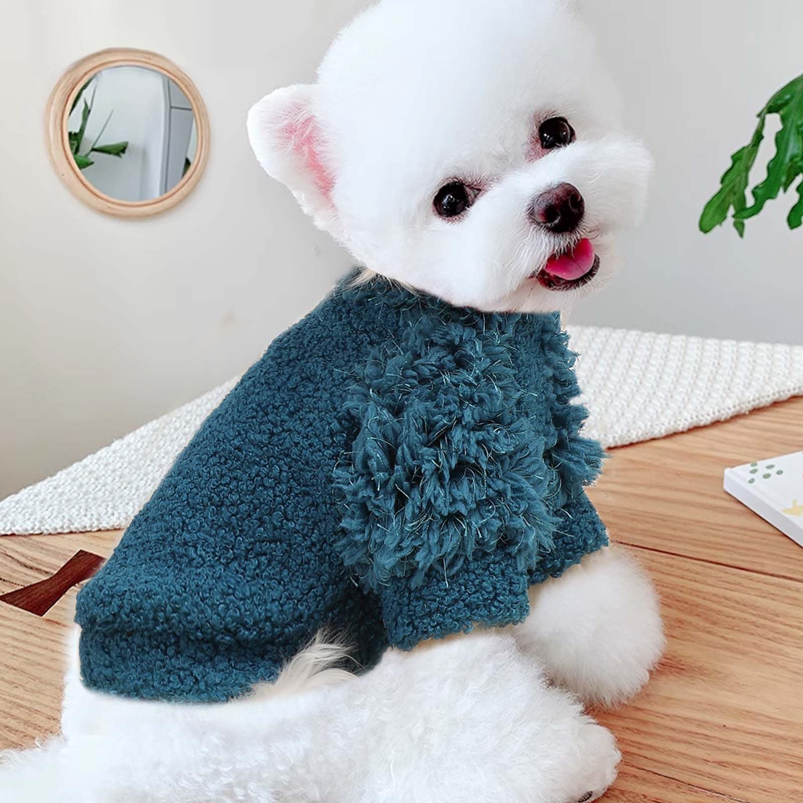 Dog Clothes Dog Sweater For Chihuahua Dachshund Yorkie Soft Thickening Dogs Shirt Puppy Sweater For Dogs Small Dog Sweaters, Gre